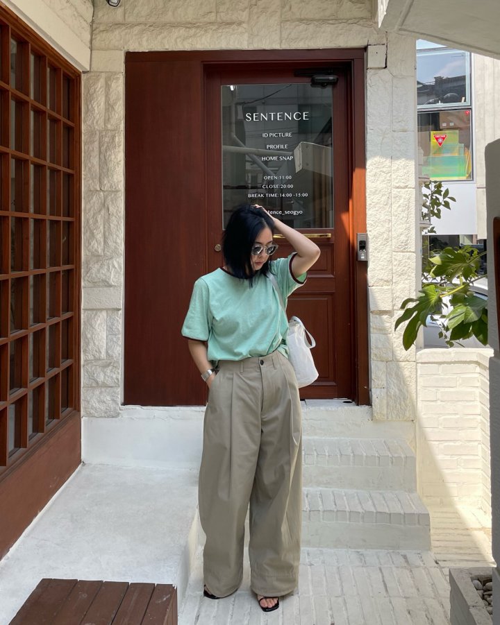 The Fine.b - Korean Women Fashion - #womensfashion - Pippi Short Sleeve Tee - 3