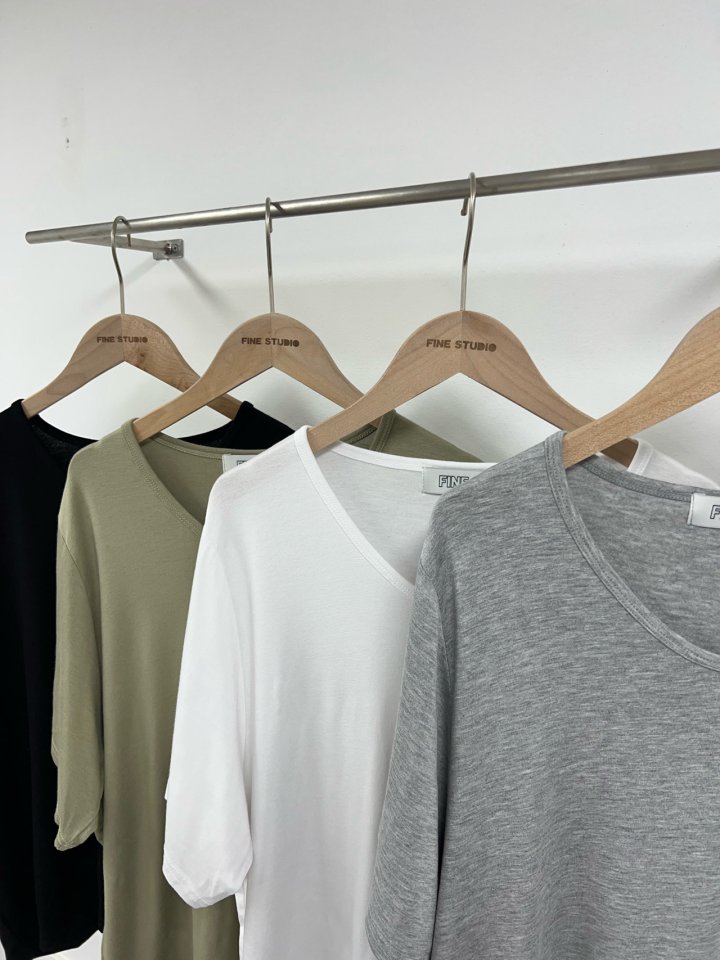 The Fine.b - Korean Women Fashion - #womensfashion - Cooling Short Sleeve Tee - 2