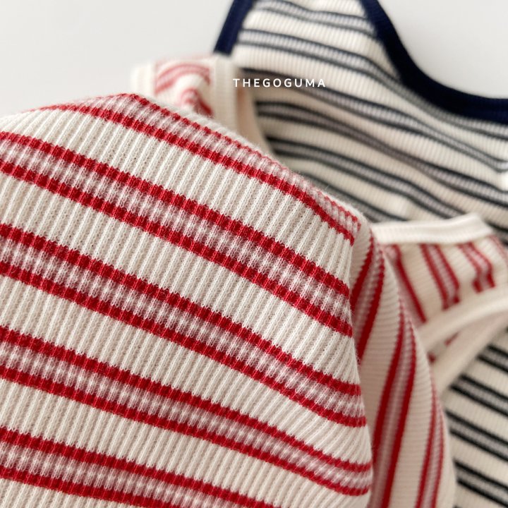 Thegoguma - Korean Children Fashion - #Kfashion4kids - Crown Stripe Sleeveless - 11