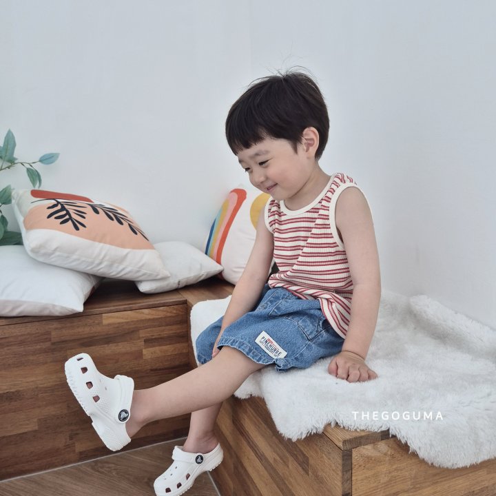 Thegoguma - Korean Children Fashion - #childofig - Crown Stripe Sleeveless - 3