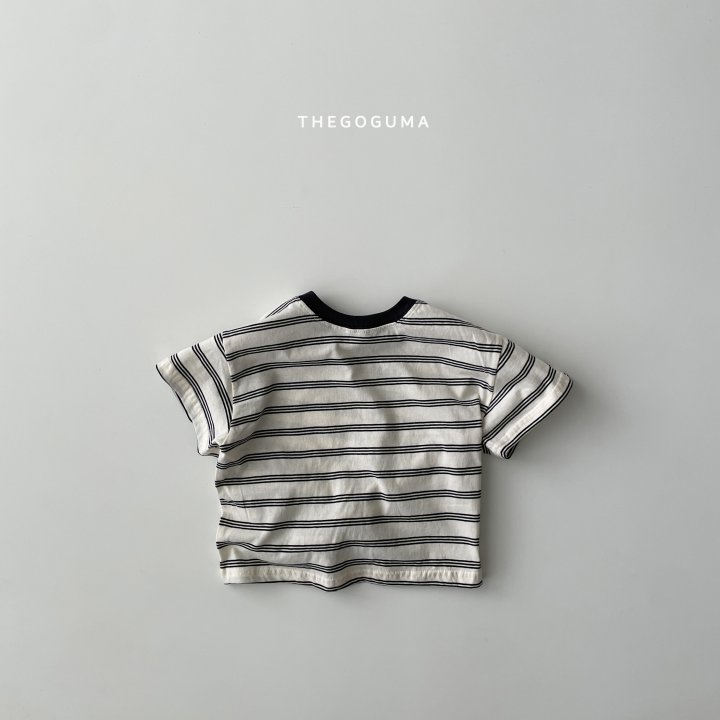 Thegoguma - Korean Children Fashion - #childofig - Triple Stripe Tee - 11
