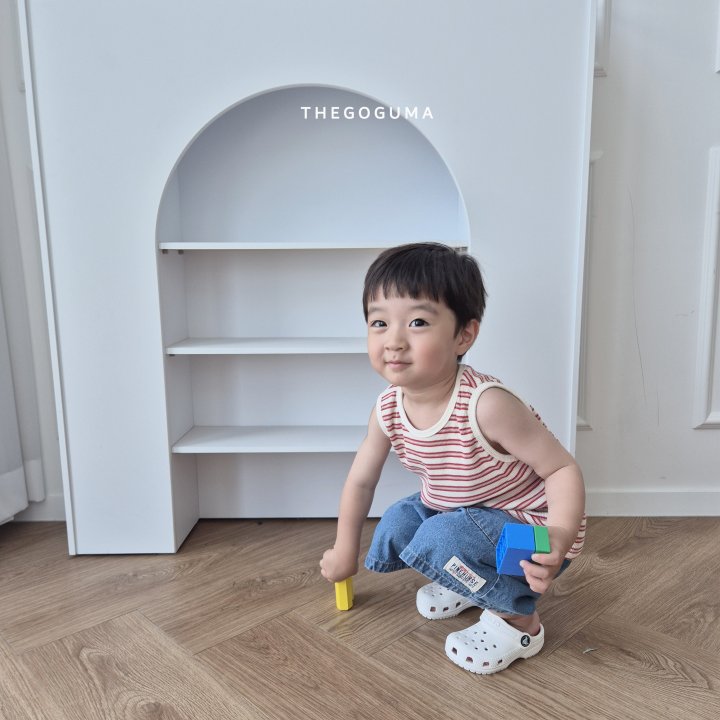 Thegoguma - Korean Children Fashion - #designkidswear - Crown Stripe Sleeveless - 5