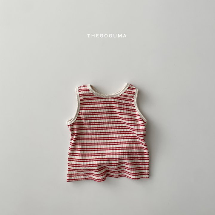 Thegoguma - Korean Children Fashion - #fashionkids - Crown Stripe Sleeveless - 7