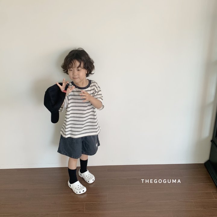 Thegoguma - Korean Children Fashion - #kidsstore - Triple Stripe Tee - 3