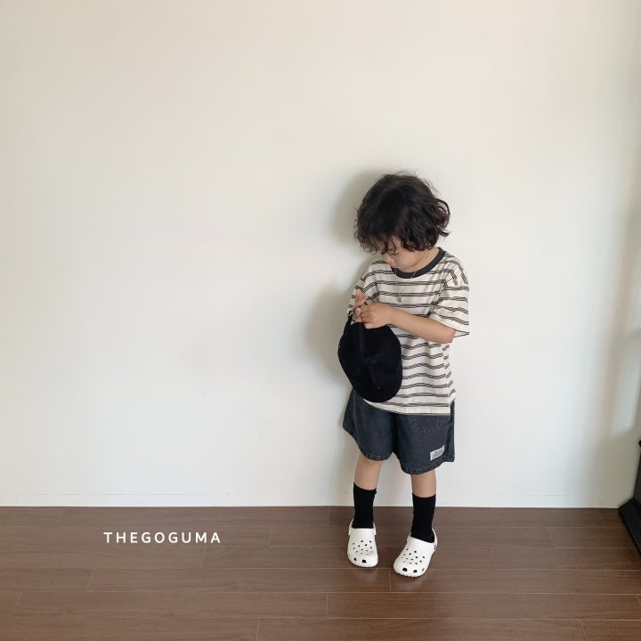 Thegoguma - Korean Children Fashion - #kidsstore - Triple Stripe Tee - 4