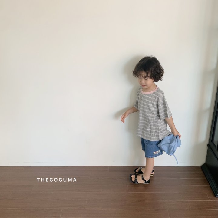 Thegoguma - Korean Children Fashion - #magicofchildhood - Triple Stripe Tee - 7