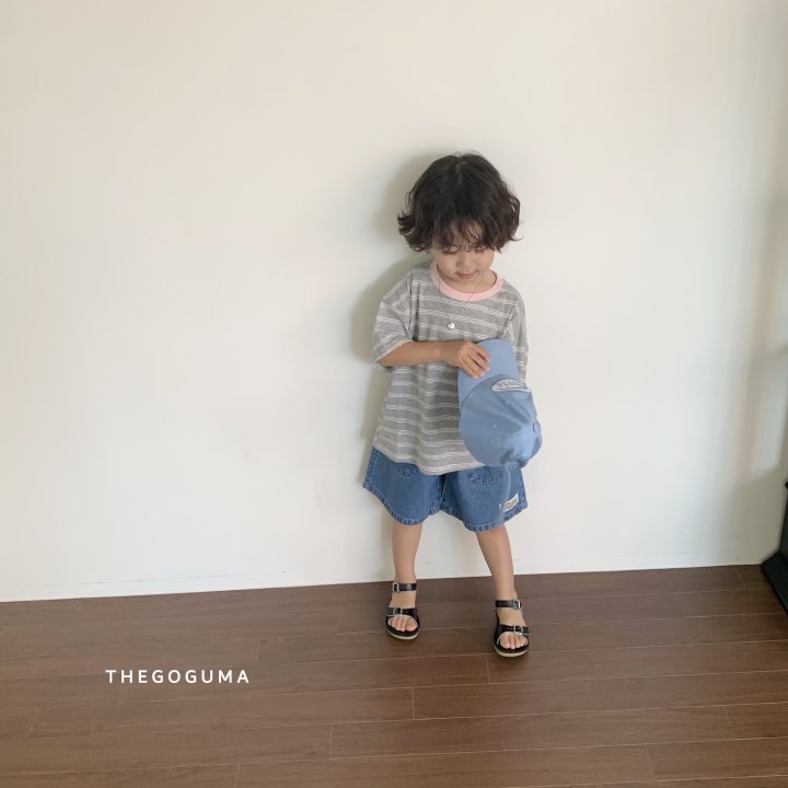 Thegoguma - Korean Children Fashion - #magicofchildhood - Denim D-Pocket Pants - 5
