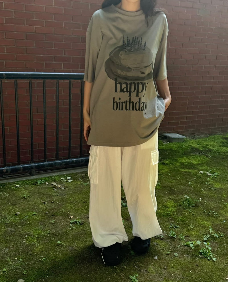 Theres - Korean Women Fashion - #momslook - Cake Tee - 7