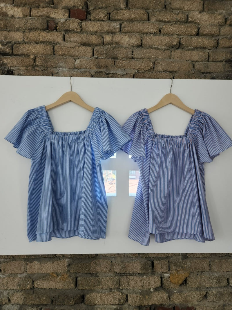 Theres - Korean Women Fashion - #momslook - Marine Blouse