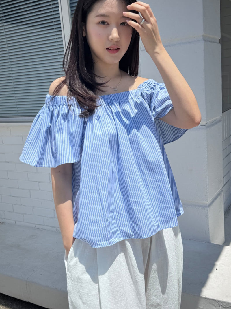 Theres - Korean Women Fashion - #momslook - Marine Blouse - 3