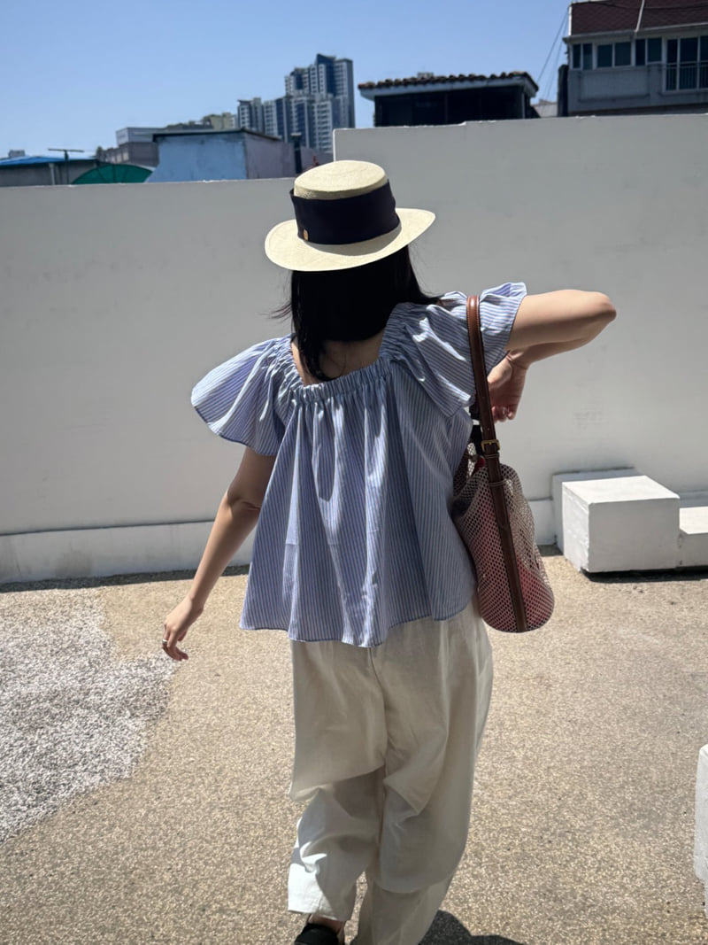 Theres - Korean Women Fashion - #momslook - Marine Blouse - 7
