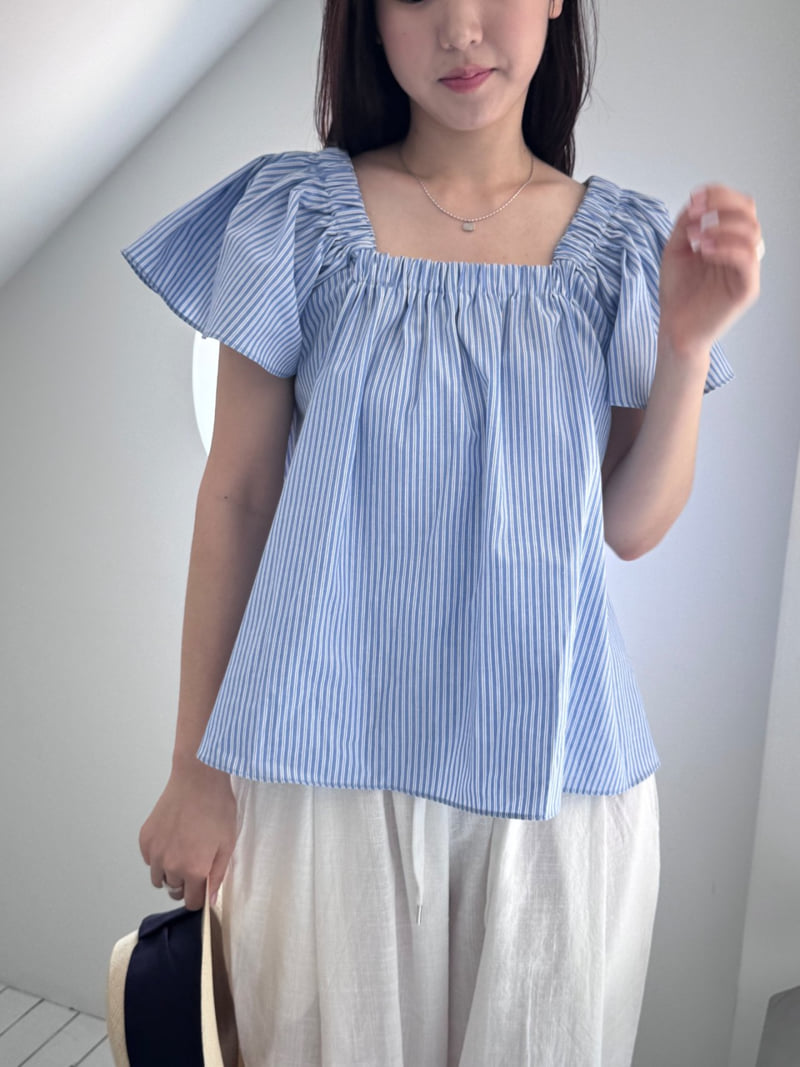 Theres - Korean Women Fashion - #womensfashion - Marine Blouse - 2