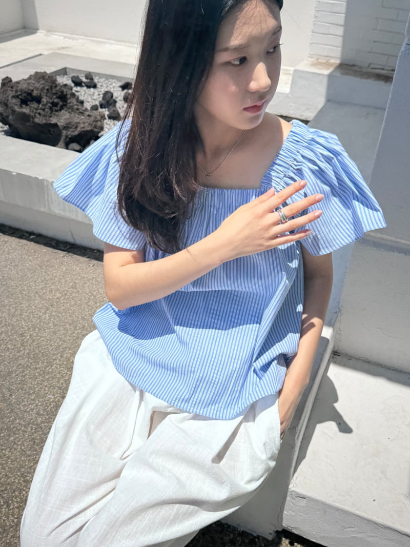 Theres - Korean Women Fashion - #momslook - Marine Blouse - 4