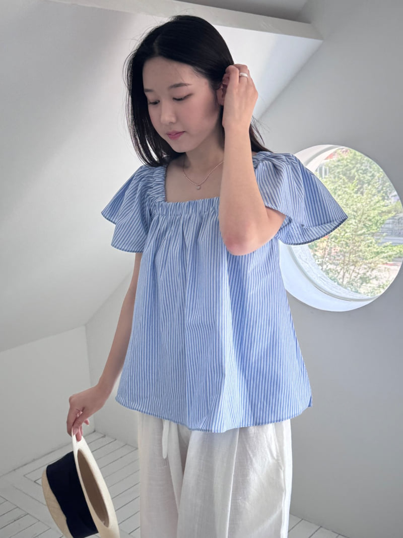 Theres - Korean Women Fashion - #womensfashion - Marine Blouse - 6