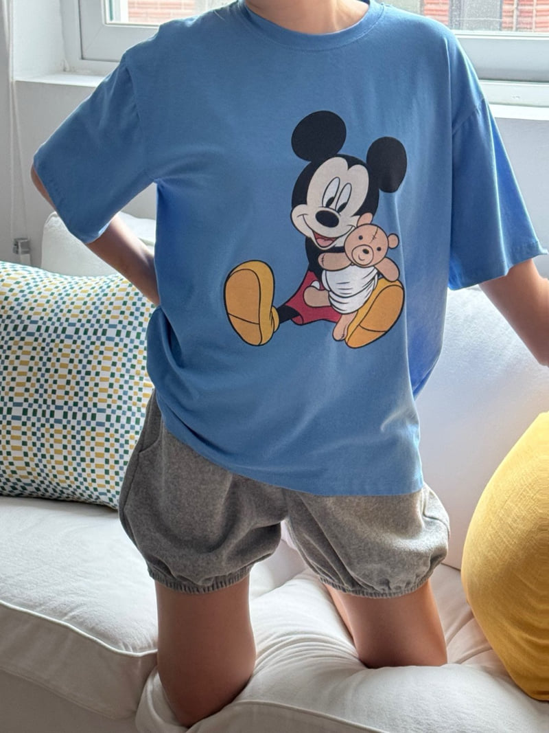 Toll - Korean Women Fashion - #momslook - Bear M Tee - 3