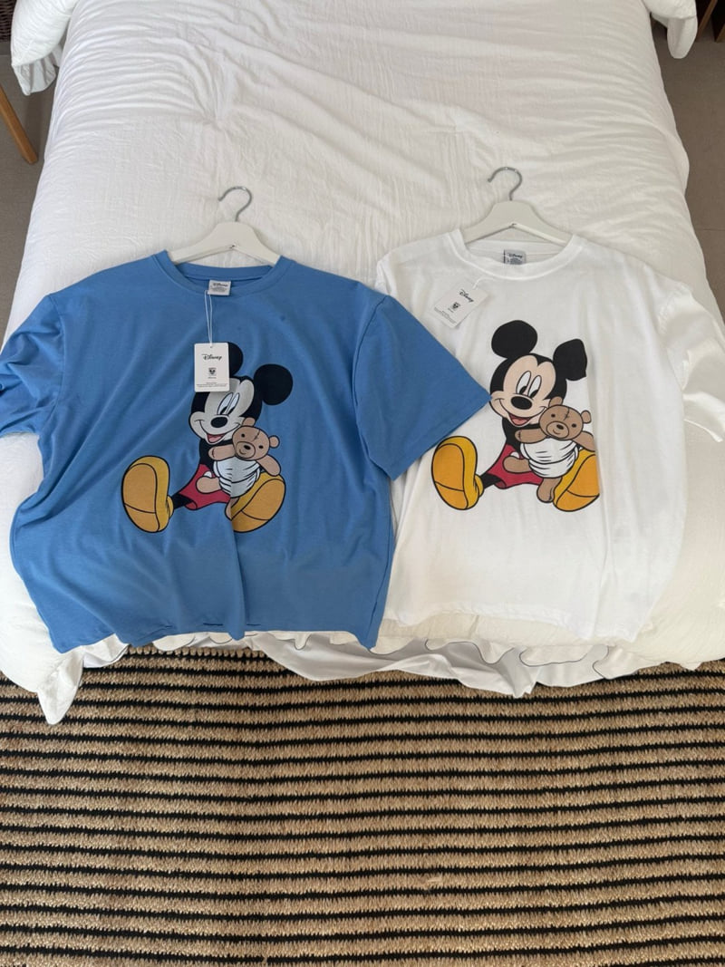 Toll - Korean Women Fashion - #momslook - Bear M Tee - 5