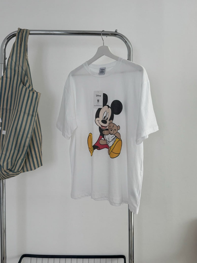 Toll - Korean Women Fashion - #momslook - Bear M Tee - 9