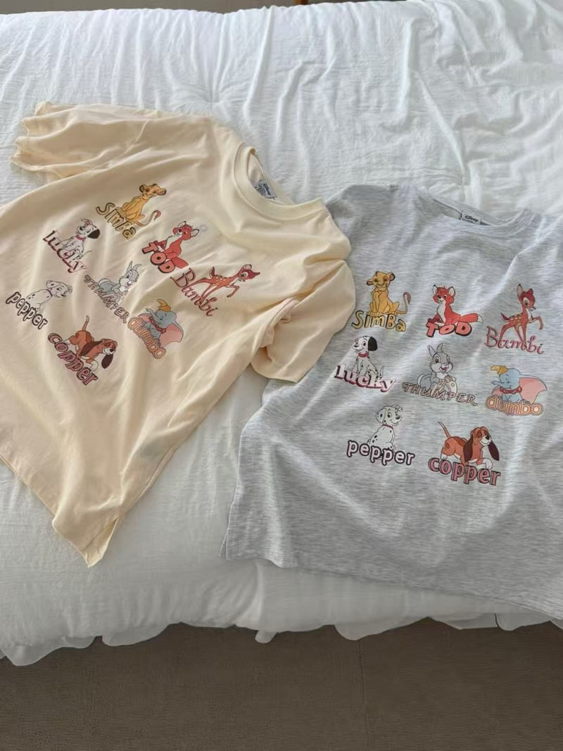 Toll - Korean Women Fashion - #momslook - D Pet Tee - 2