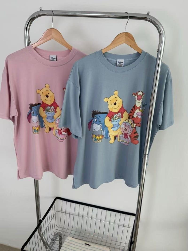 Toll - Korean Women Fashion - #momslook - Pooh Friend Tee - 5