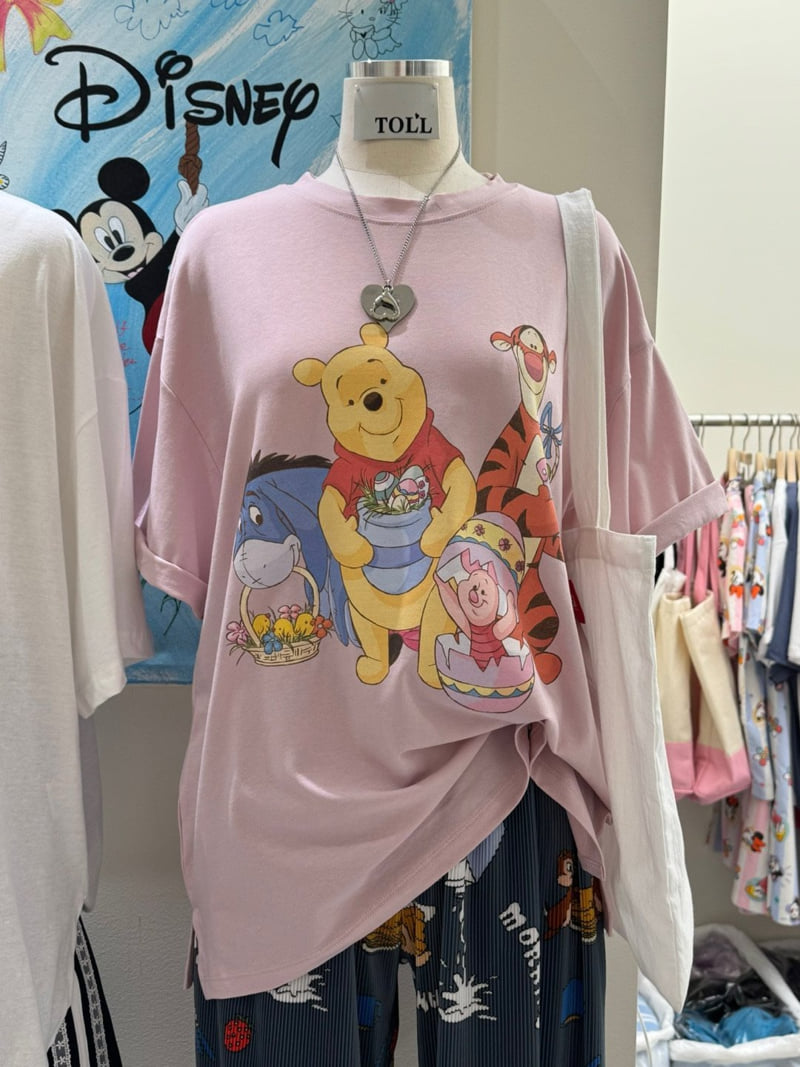 Toll - Korean Women Fashion - #momslook - Pooh Friend Tee - 7
