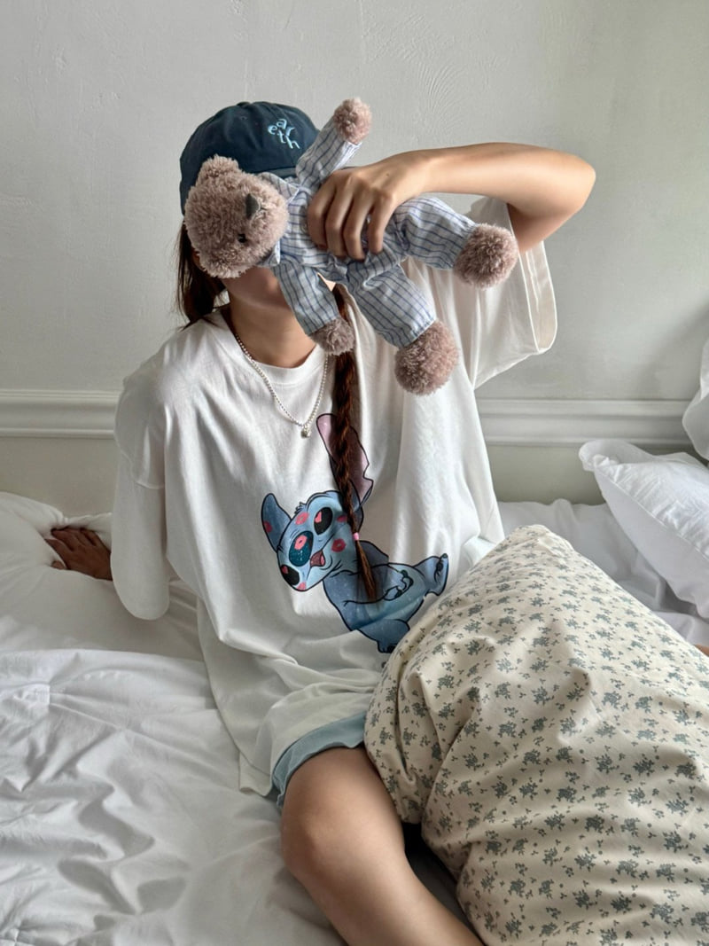 Toll - Korean Women Fashion - #momslook - Stitch Tee - 3
