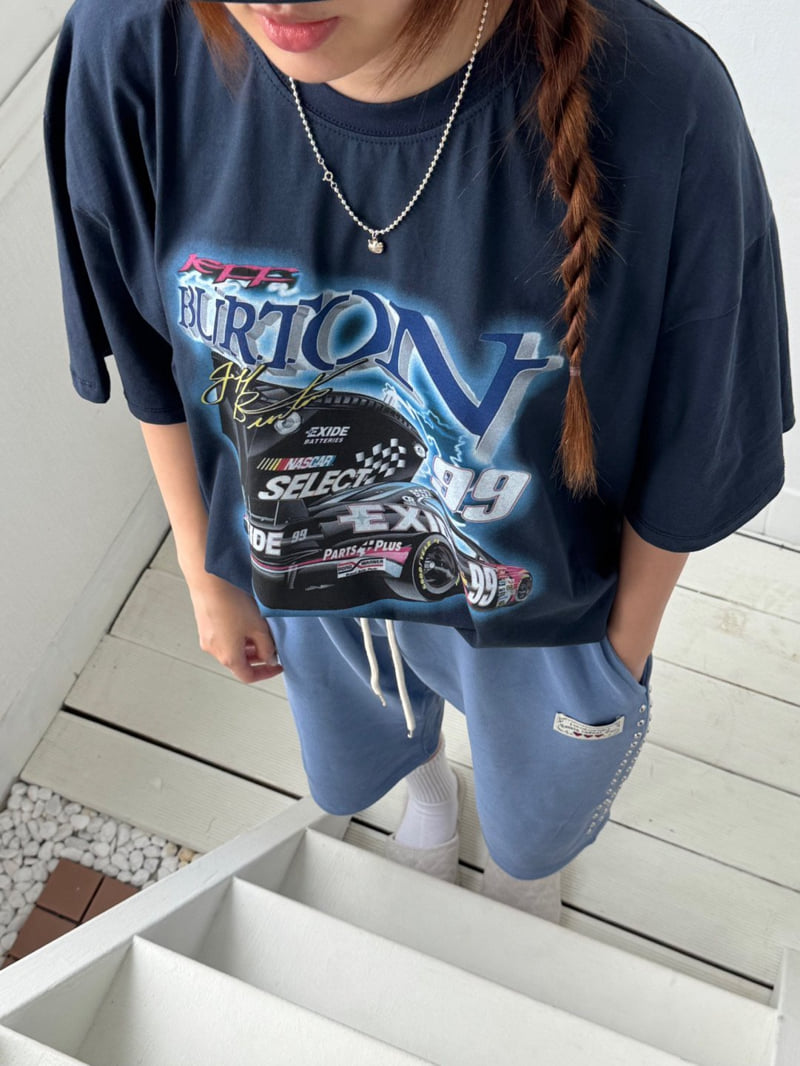 Toll - Korean Women Fashion - #momslook - Racer Tee - 4