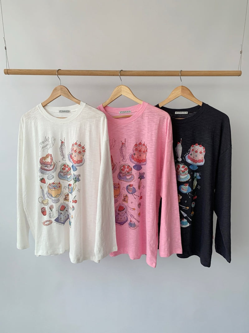 Toll - Korean Women Fashion - #momslook - Linen Cake Tee - 9