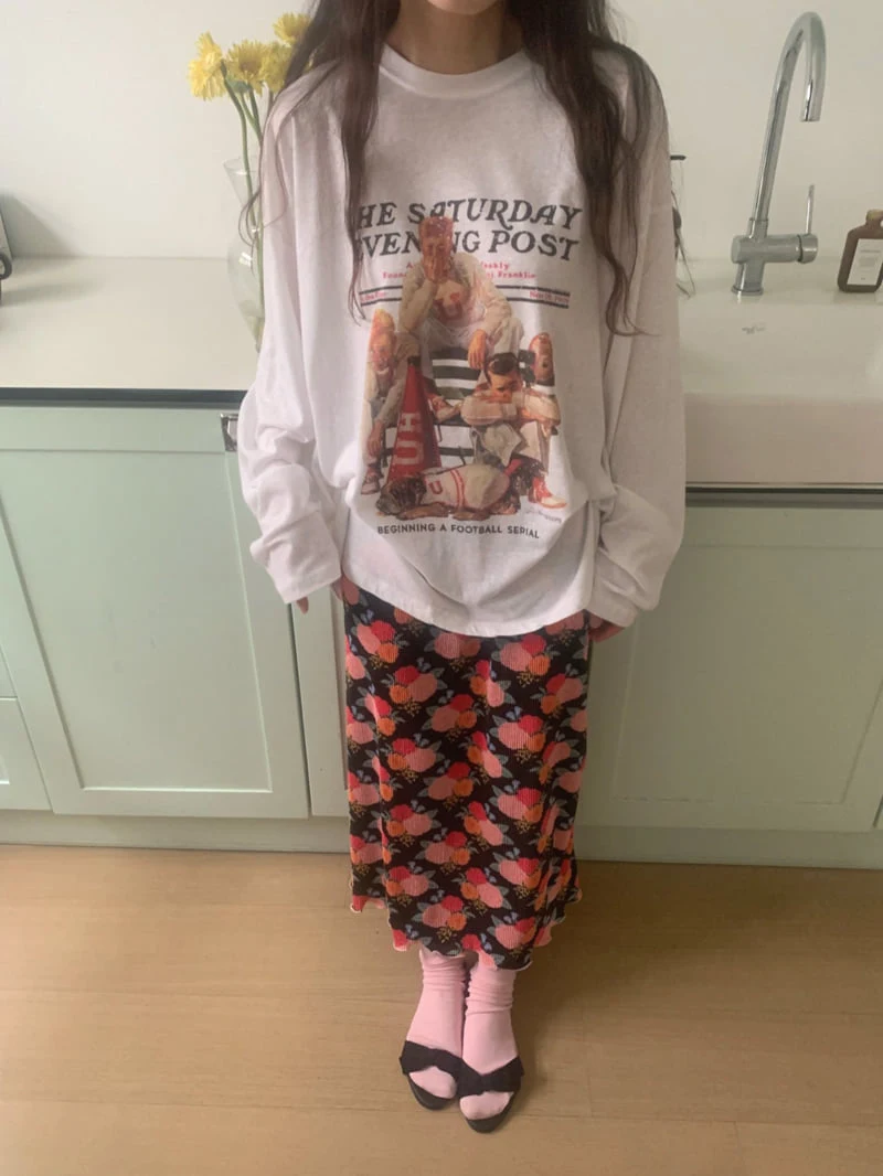 Toll - Korean Women Fashion - #momslook - Post Tee - 2