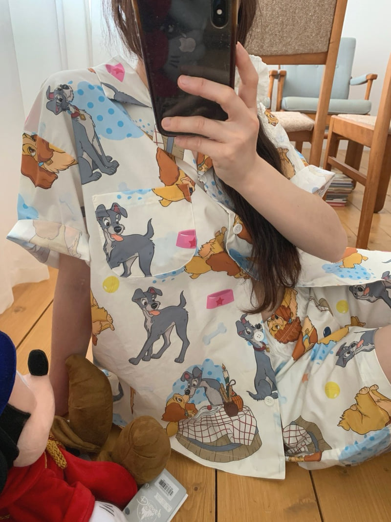 Toll - Korean Women Fashion - #vintagekidsstyle - Lady Pajama Set - 4