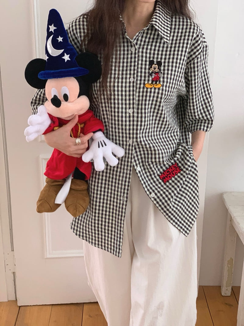 Toll - Korean Women Fashion - #restrostyle - M Check Shirt - 6