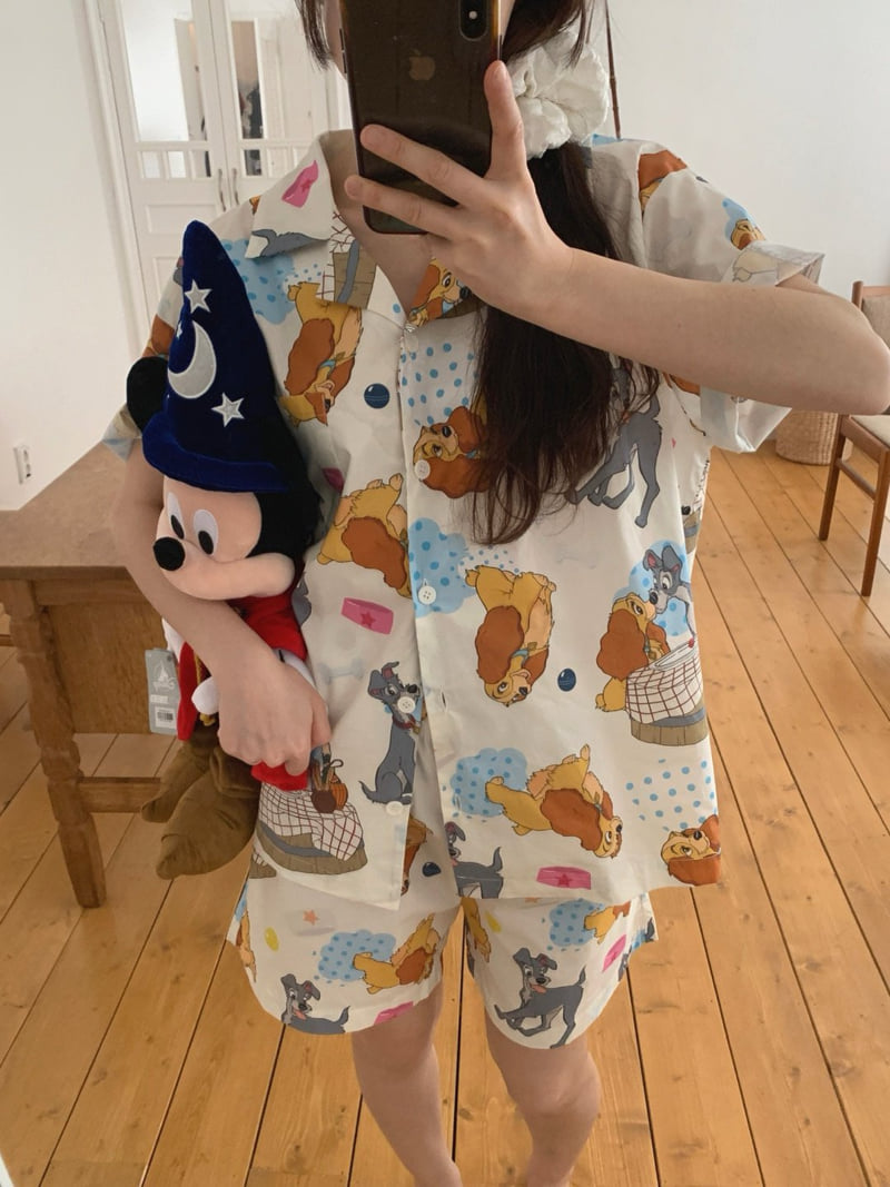 Toll - Korean Women Fashion - #restrostyle - Lady Pajama Set - 5