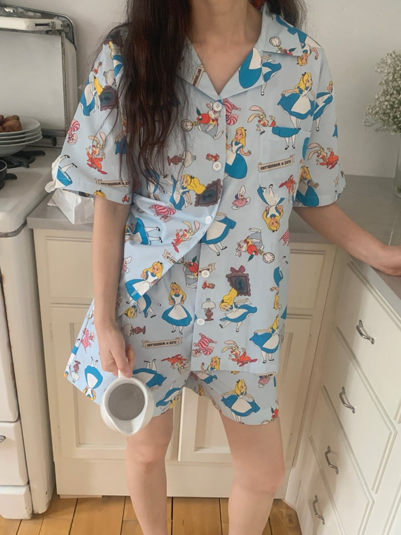 Toll - Korean Women Fashion - #romanticstyle - Alice Pajama Set - 5