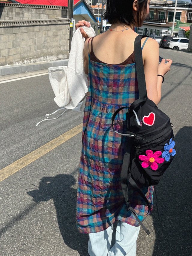 Toll - Korean Women Fashion - #thelittlethings - Flower Backpack - 2