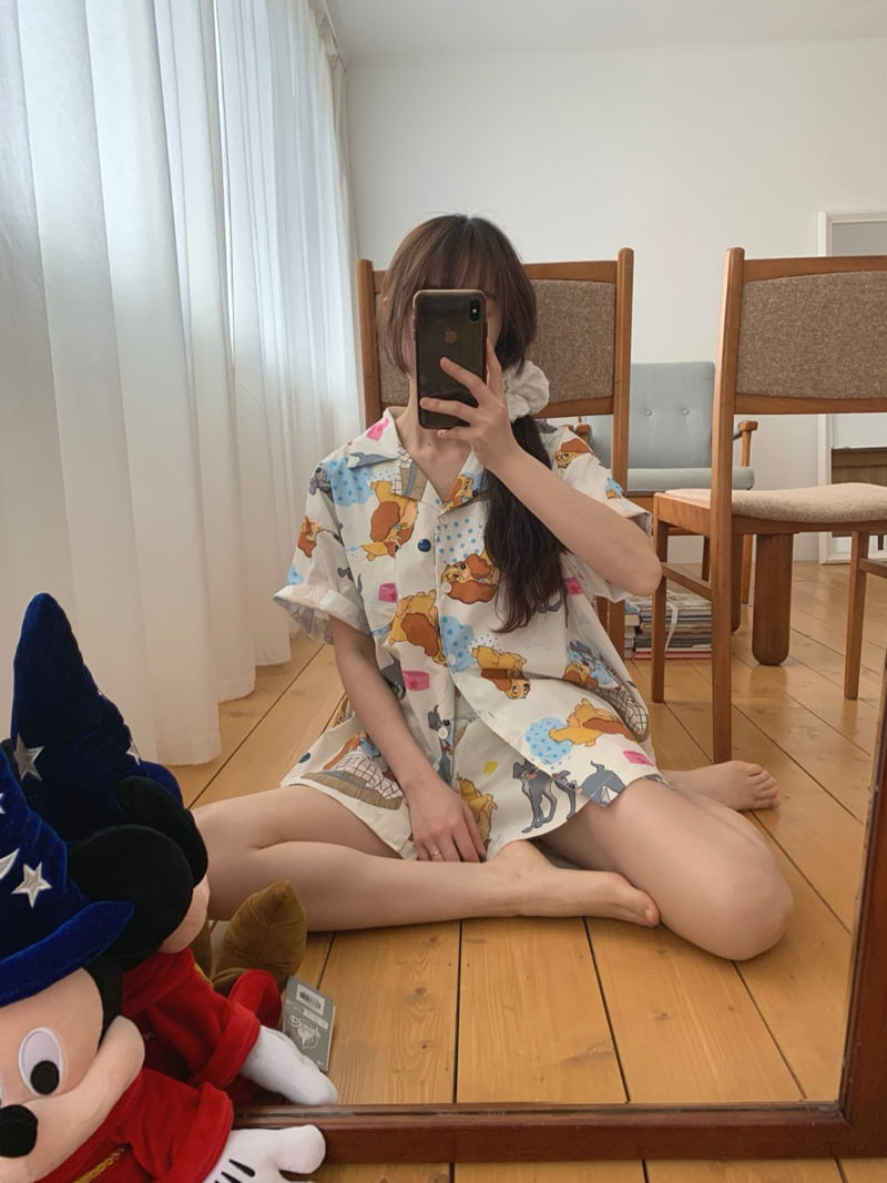 Toll - Korean Women Fashion - #vintageinspired - Lady Pajama Set - 2