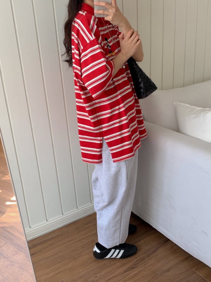 Toll - Korean Women Fashion - #vintageinspired - M PK Tee - 4