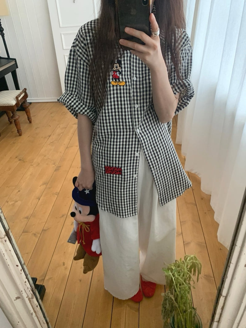 Toll - Korean Women Fashion - #vintageinspired - M Check Shirt - 4
