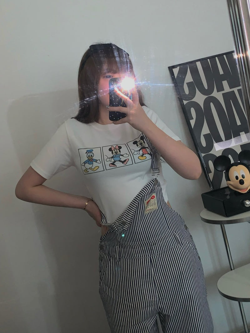 Toll - Korean Women Fashion - #vintagekidsstyle - D Three Friends Tee - 3