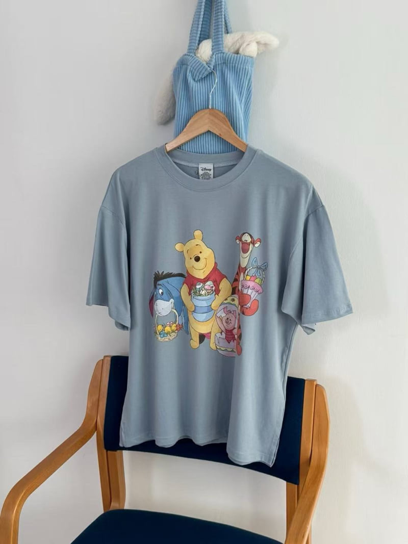 Toll - Korean Women Fashion - #womensfashion - Pooh Friend Tee - 2