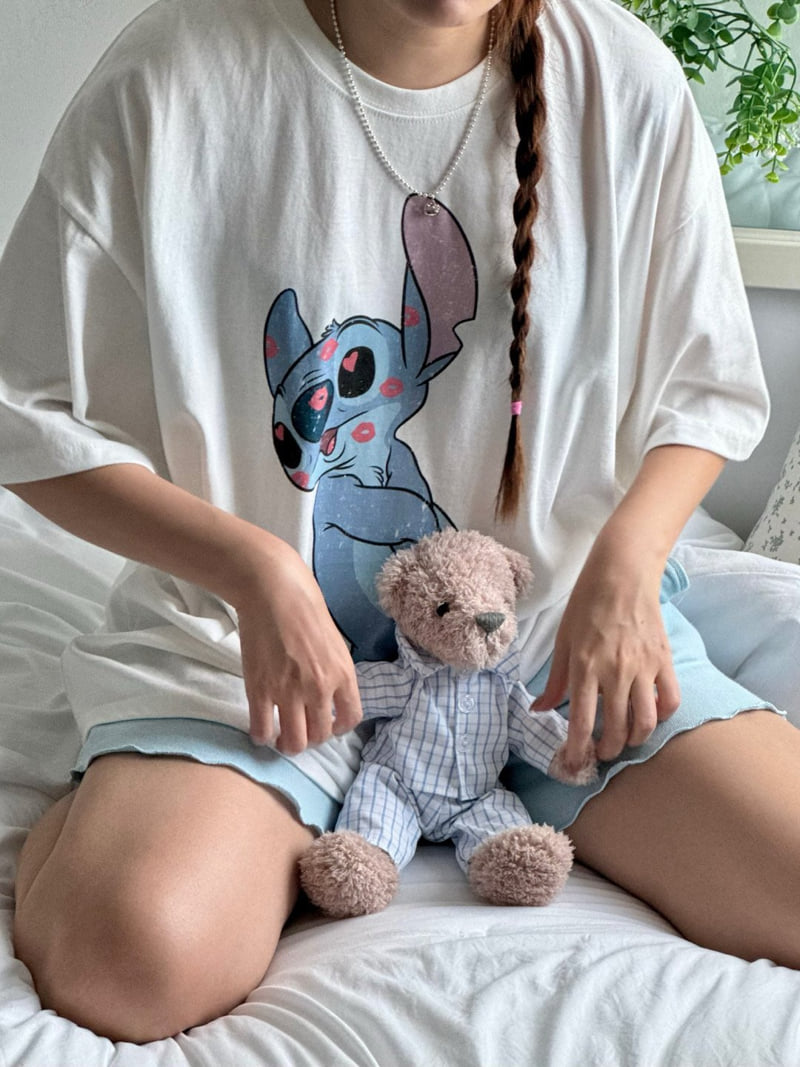 Toll - Korean Women Fashion - #womensfashion - Stitch Tee - 2