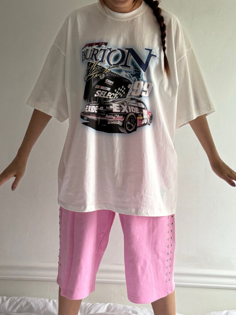 Toll - Korean Women Fashion - #womensfashion - Racer Tee - 5