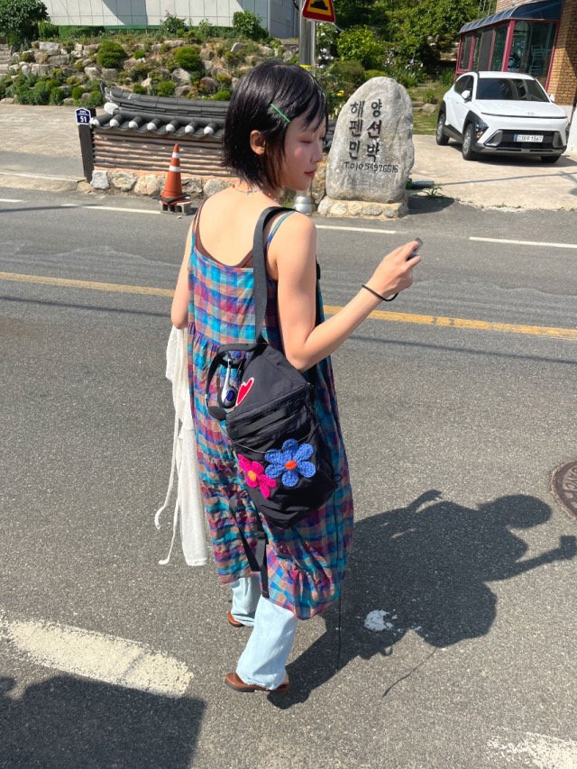 Toll - Korean Women Fashion - #momslook - Flower Backpack - 4