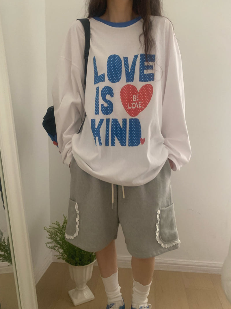 Toll - Korean Women Fashion - #womensfashion - Love Kind Tee - 3