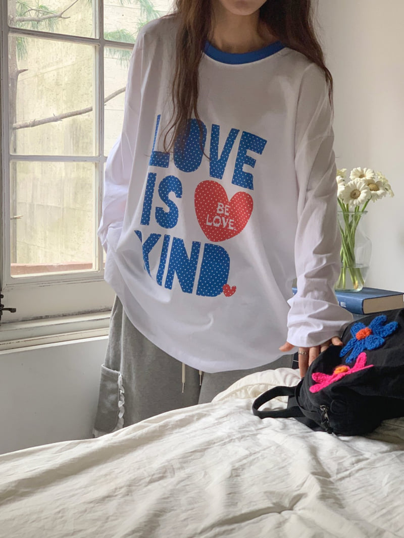 Toll - Korean Women Fashion - #womensfashion - Love Kind Tee - 7