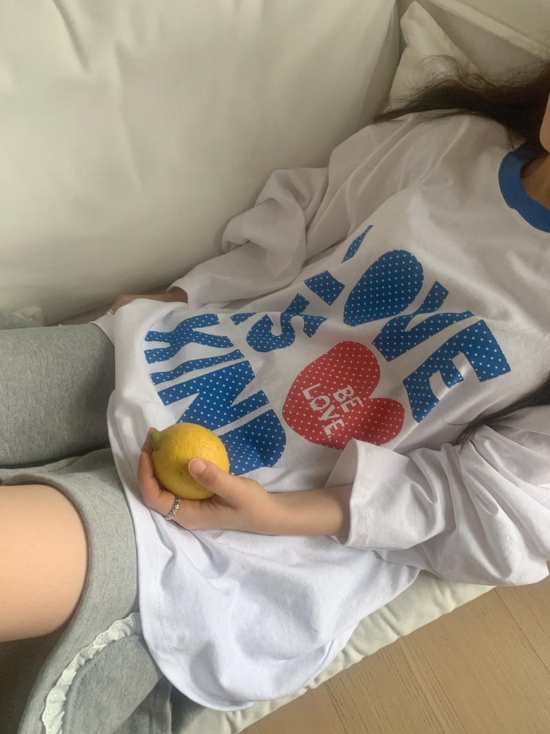 Toll - Korean Women Fashion - #womensfashion - Love Kind Tee - 9