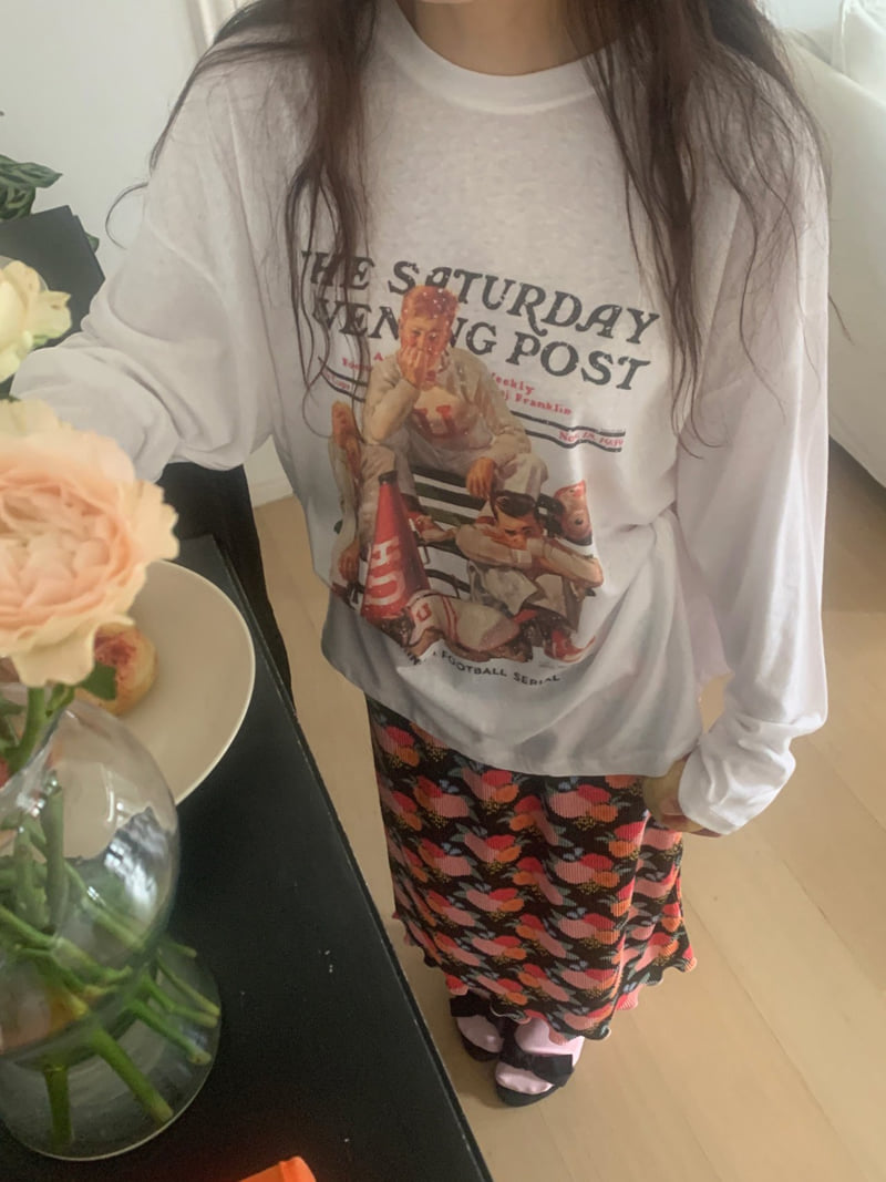 Toll - Korean Women Fashion - #womensfashion - Post Tee - 3
