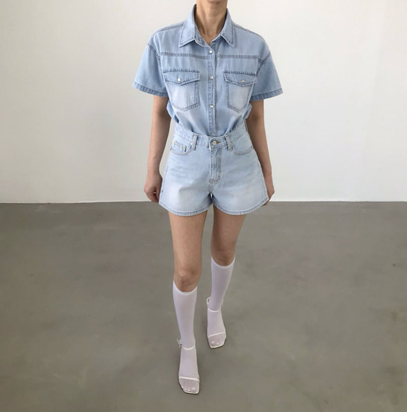 Twomoon - Korean Women Fashion - #momslook - Dia Half Pants - 7