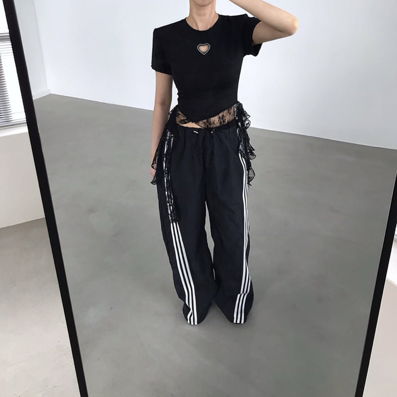 Twomoon - Korean Women Fashion - #momslook - Cali Heart Tee - 7