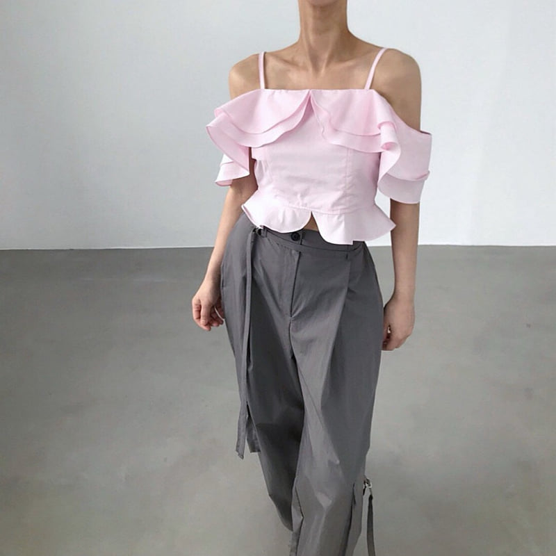 Twomoon - Korean Women Fashion - #womensfashion - Delice Hall Blouse - 4