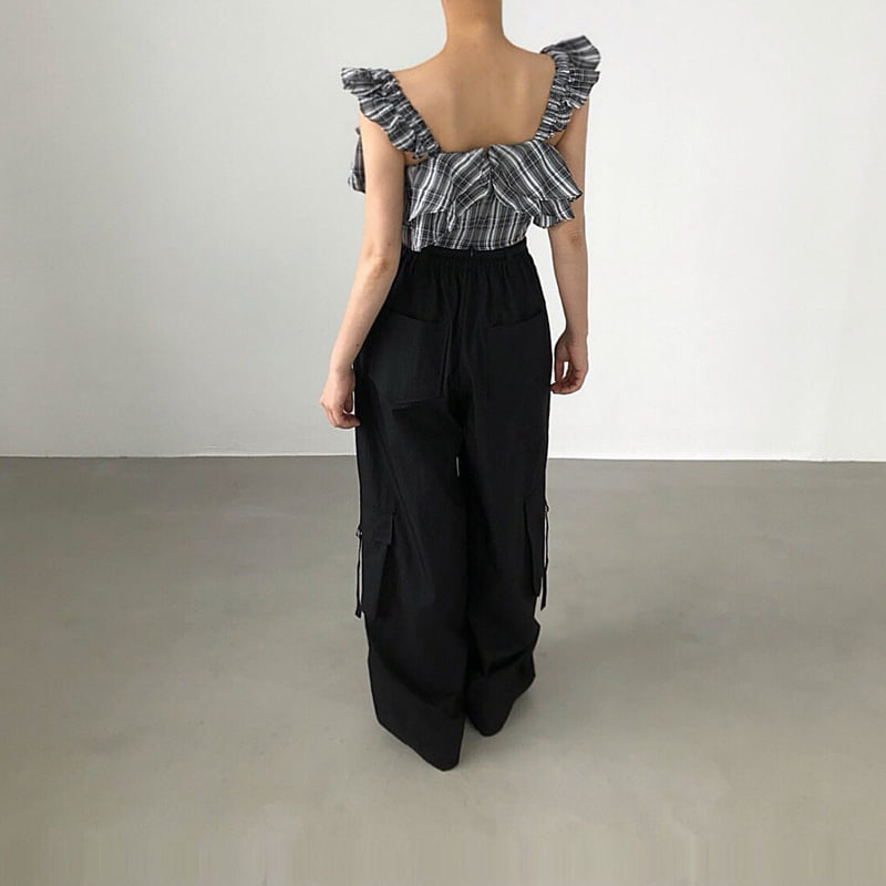Twomoon - Korean Women Fashion - #momslook - Rose Frill Top - 9