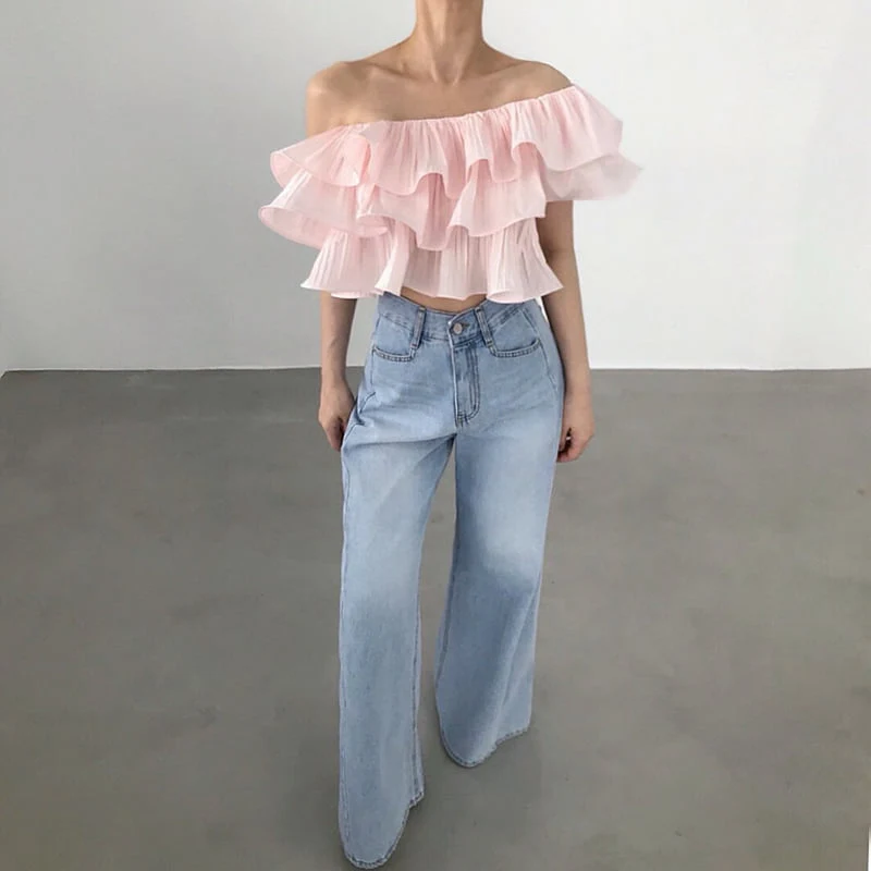 Twomoon - Korean Women Fashion - #momslook - Brielle Wire Top